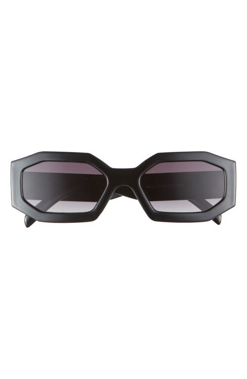 Shop Bp. Gradient Rectangular Sunglasses In Black