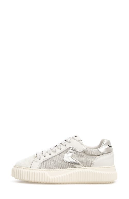 Shop Voile Blanche Lipari Sneaker In Grey/white