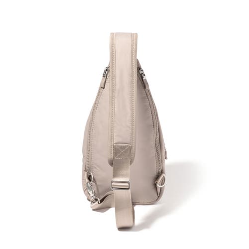 Baggallini Central Park Sling Bag In Moonrock Puff