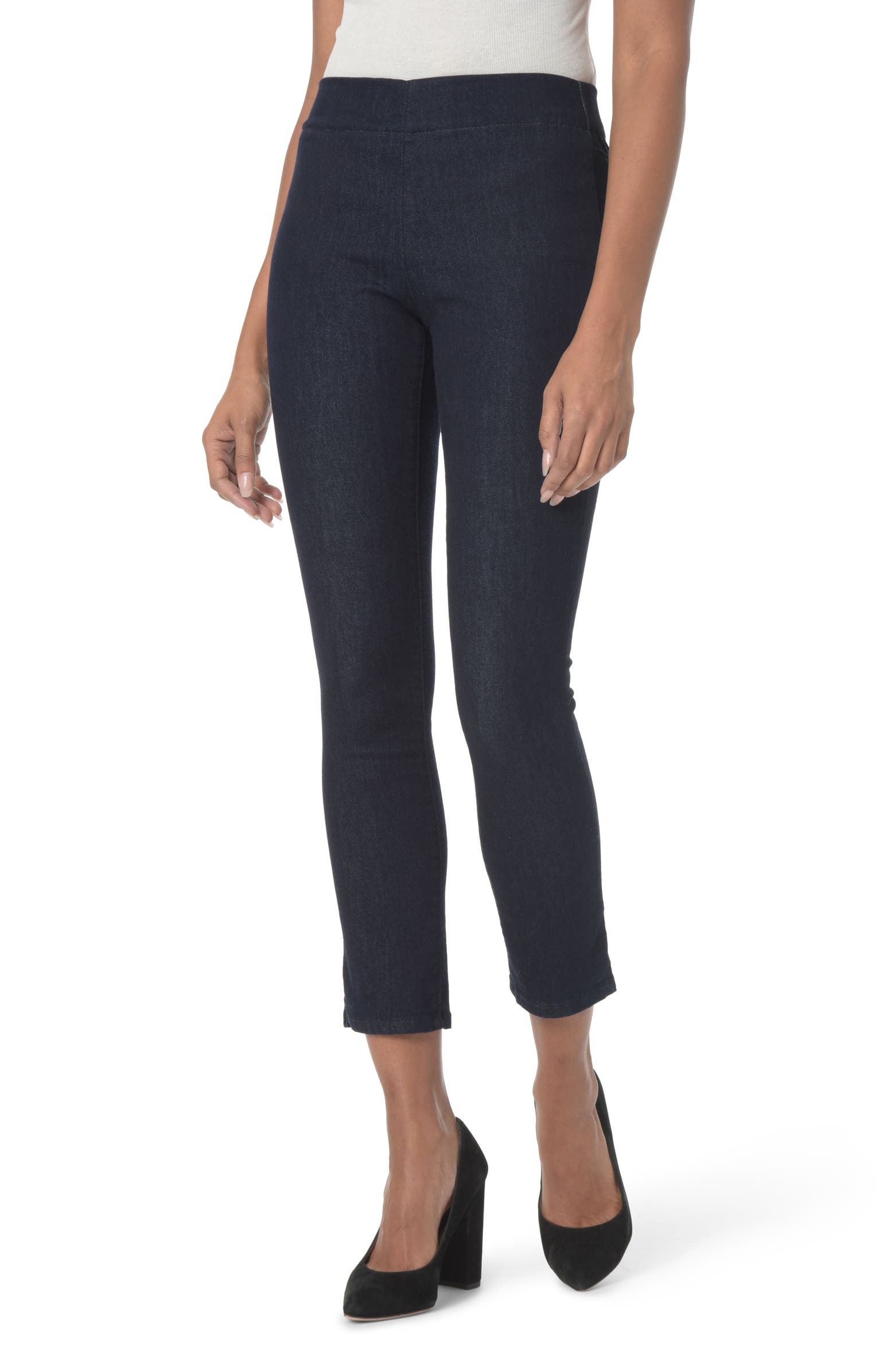NYDJ Alina Pull-On Ankle Skinny Jeans (Regular & Petite) (Dark Enzyme ...