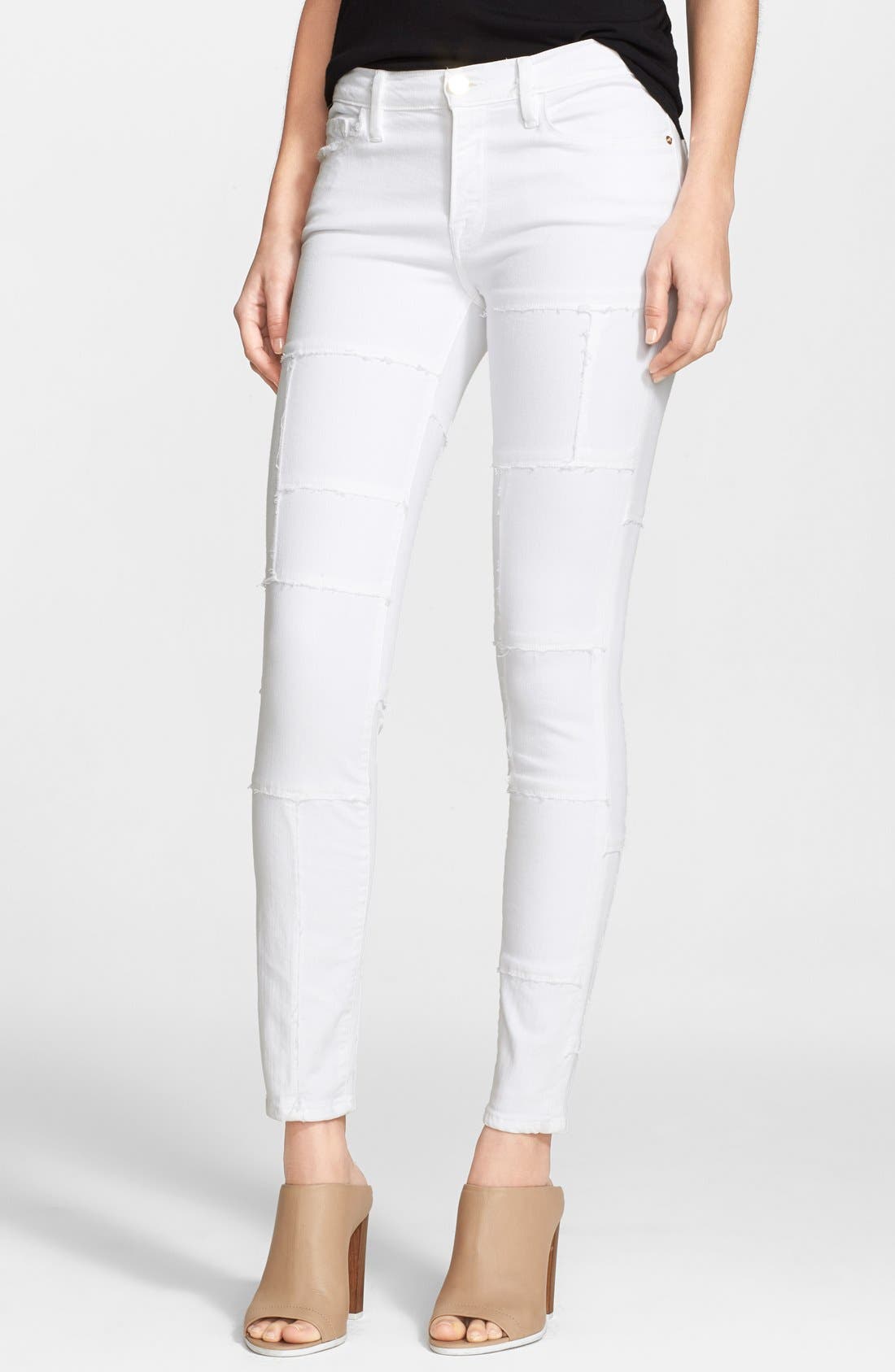 Frame Denim 'Le Skinny Panel' Skinny Jeans (Blanc) Nordstrom