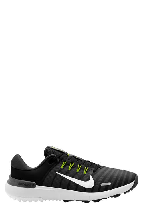 Shop Nike Free Golf Shoe In Black/white/iron Grey