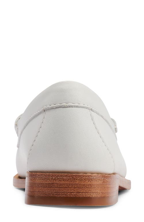 Shop G.h.bass Whitney Weejuns® Penny Loafer In White Soft Calf