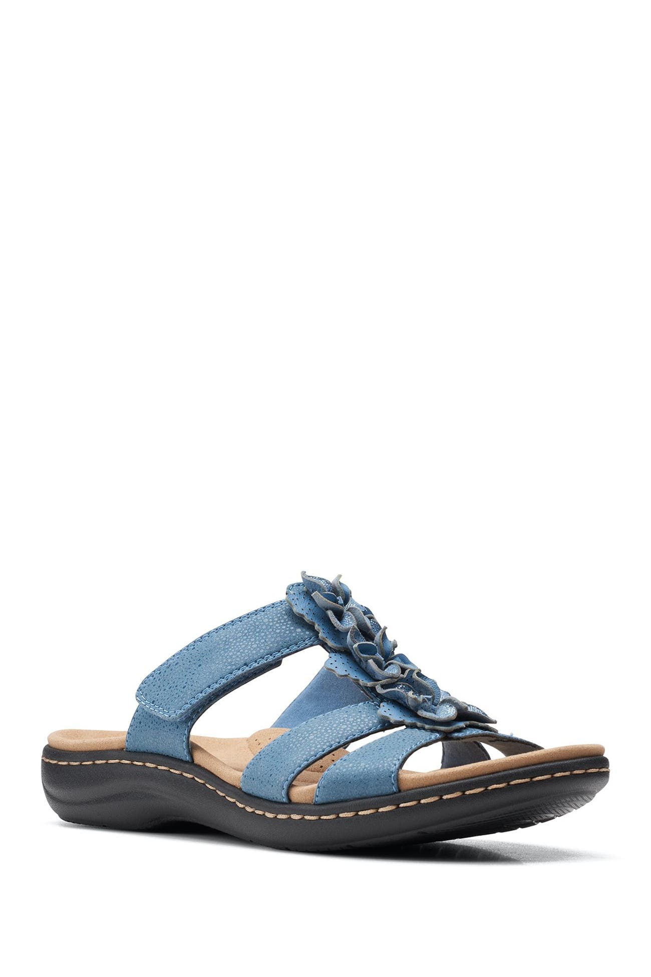 Clarks Laurieann Judi Leather Floral Sandal Nordstrom Rack