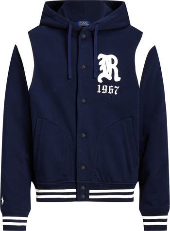 POLO RALPH LAUREN Sportsman Patch Hooded Jacket, Cruise Navy