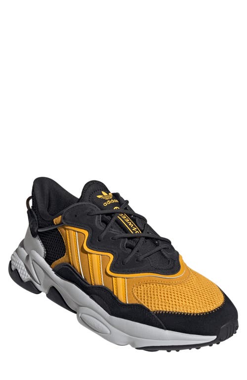 Adidas Originals Adidas Ozweego Sneaker In Black/grey/crew Yellow