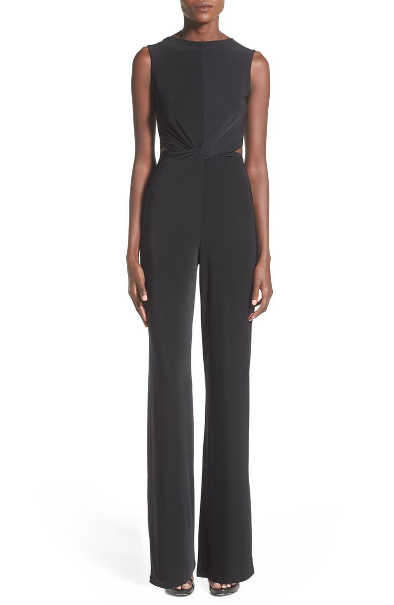 Missguided Slinky Twist Front Jumpsuit | Nordstrom