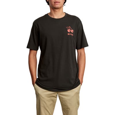 Rvca Bixby Graphic T-Shirt, Black