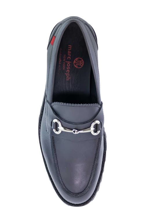 Shop Marc Joseph New York Wall St. 3.0 Lugged Bit Loafer In Charcoal