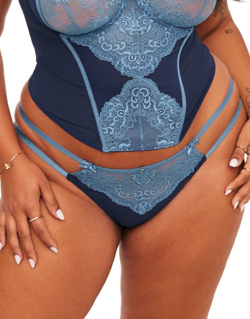 Shop Adore Me Liv Brazilian Panties In Dark Blue