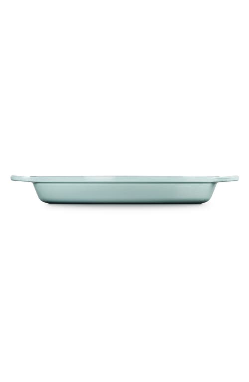 Le Creuset Signature 3 Quart Enameled Cast Iron Oval Baker In Sea Salt