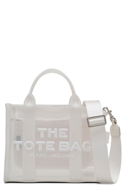 The Small Mesh Tote Bag in White