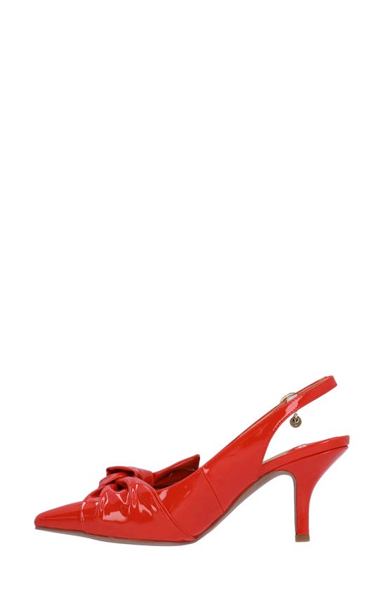 Shop J. Reneé Lenore Pointed Toe Slingback Pump In Red