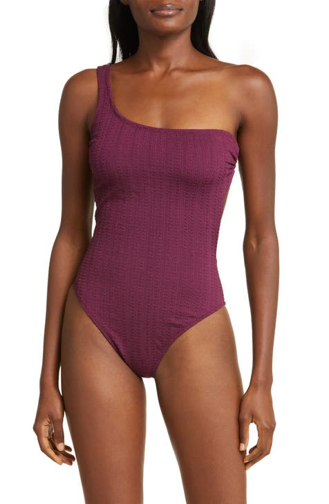 Women\'s Purple One-Piece Nordstrom | Swimsuits