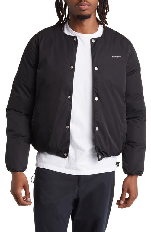 Crater Liner Puffer Jacket in Black