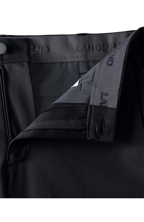 Shop Lands' End Traditional Fit Flex Performance Golf Pants In Black