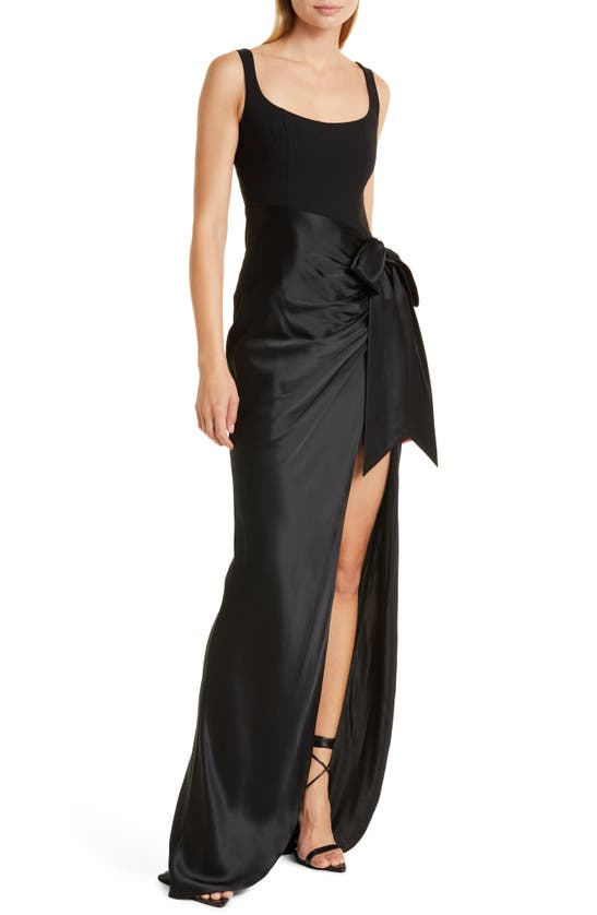 Cinq À Sept Marian Sleeveless Gown In Black