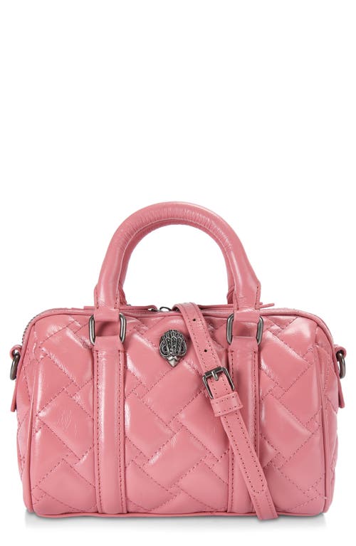 Kurt Geiger London Kensington Boston Quilted Leather Crossbody Bag in Pink at Nordstrom