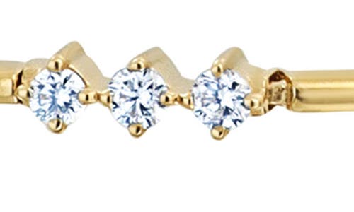 Shop Bony Levy Aviva Diamond Line Bracelet In 18k Yellow Gold