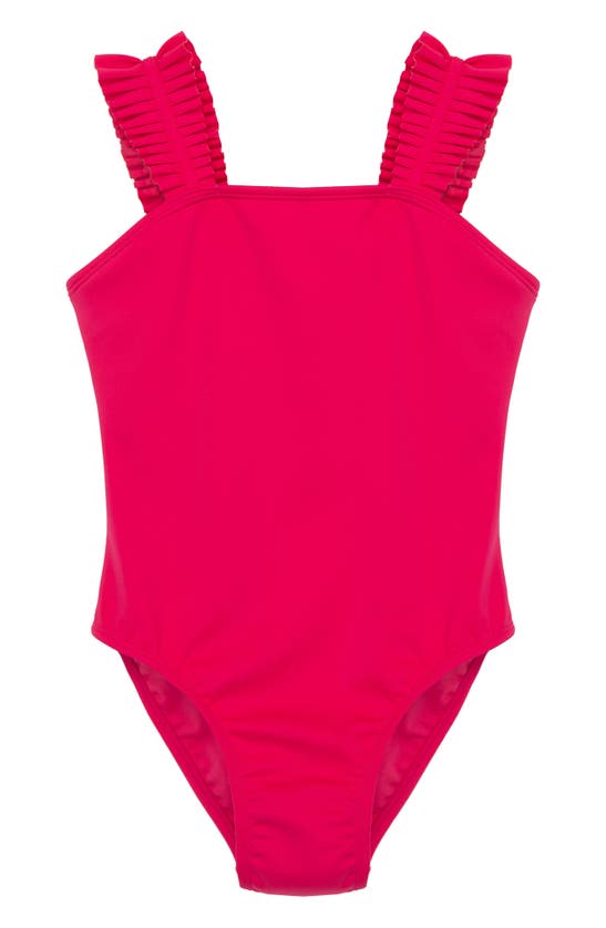 Habitual Kids' Little Girl's & Girl's So Fantasy One-piece Swimsuit In Dark Pink