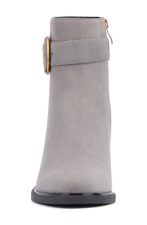 Torgeis Melody Buckle Ankle Boot In Grey