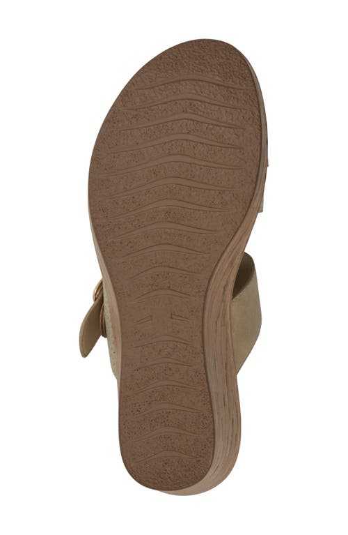 Good Choice New York Odalis Platform Wedge Slide Sandal In Natural