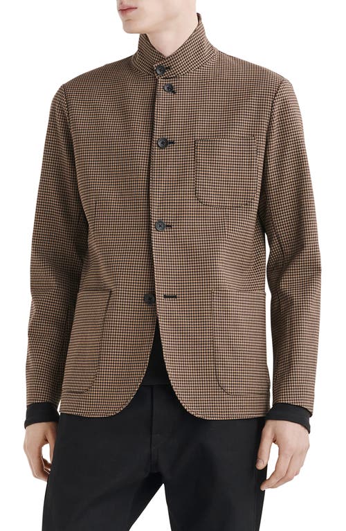 rag & bone Prospect Houndstooth Cardigan Blktan at Nordstrom,