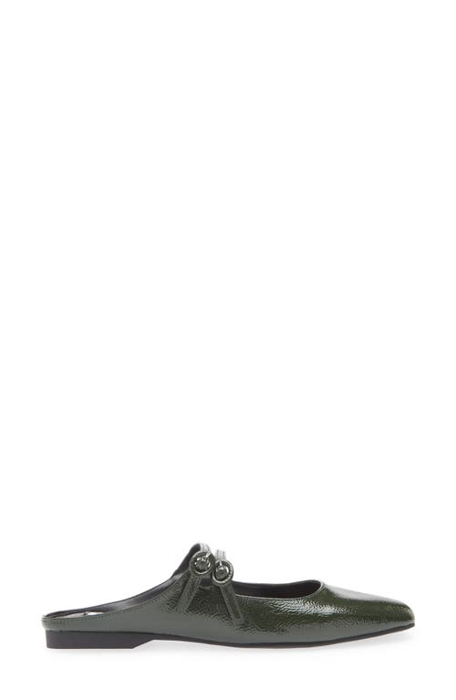 Shop Steve Madden Remee Mary Jane Mule In Green Patent