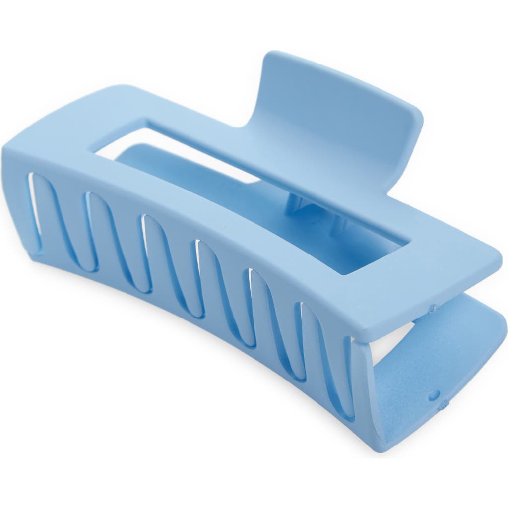 Bp. Large Matte Square Claw Clip In Blue