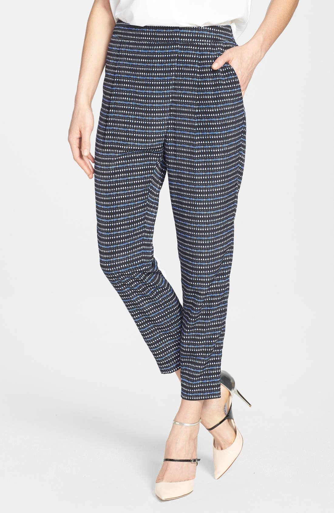 Chelsea28 Print Wrap Detail Pants Nordstrom