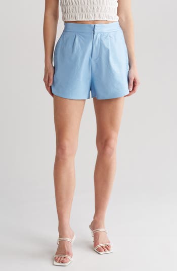 VICI Collection Always on Point Faux Leather Shorts