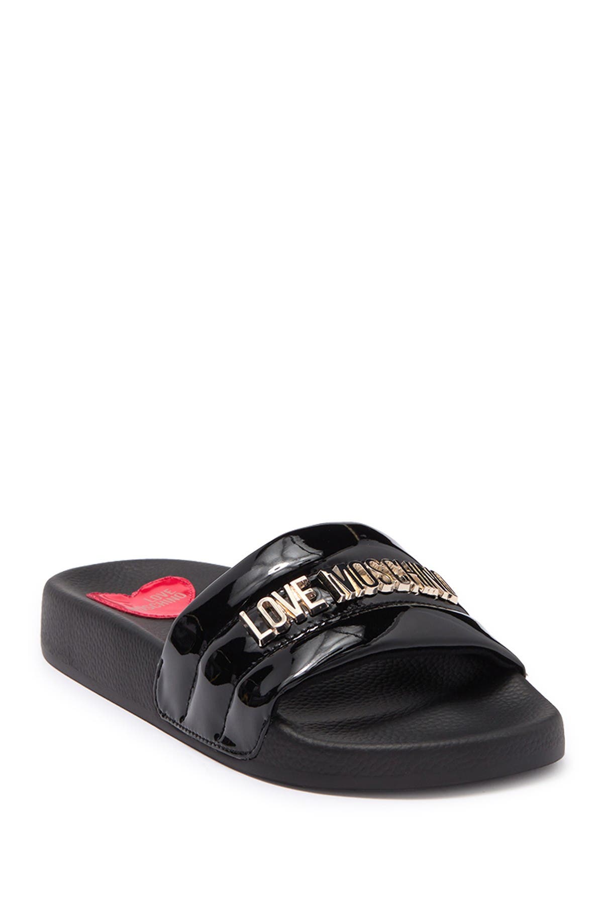 love moschino slide sandals