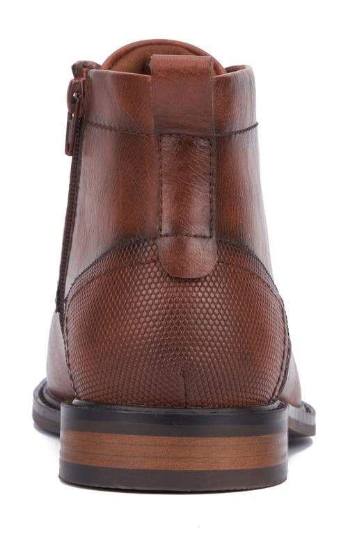 Reserve Footwear Milo Lace-up Boot In Cognac