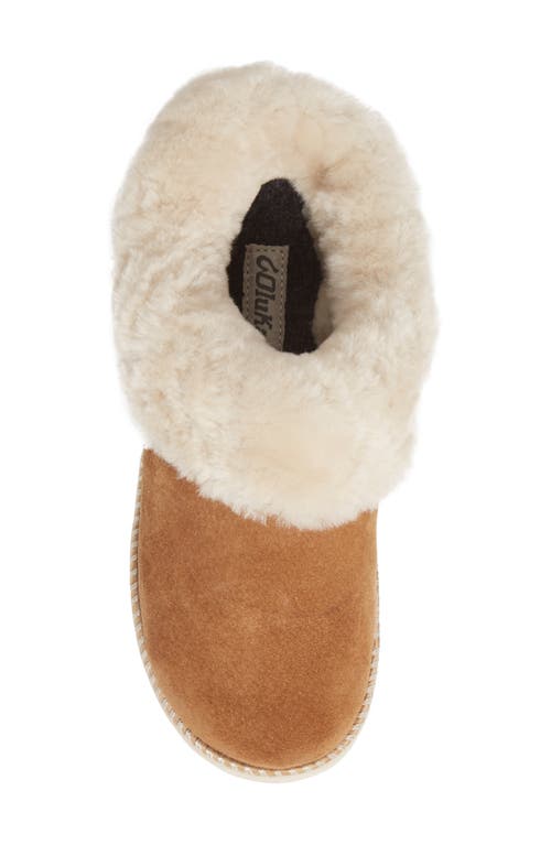 Shop Olukai Genuine Shearling Slipper In Tan/bone