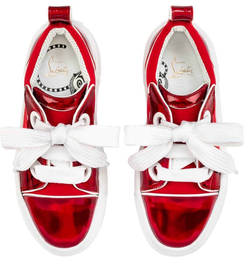 Christian Louboutin Kids' Toy Toy Neoprene & Patent Leather Sneaker ...