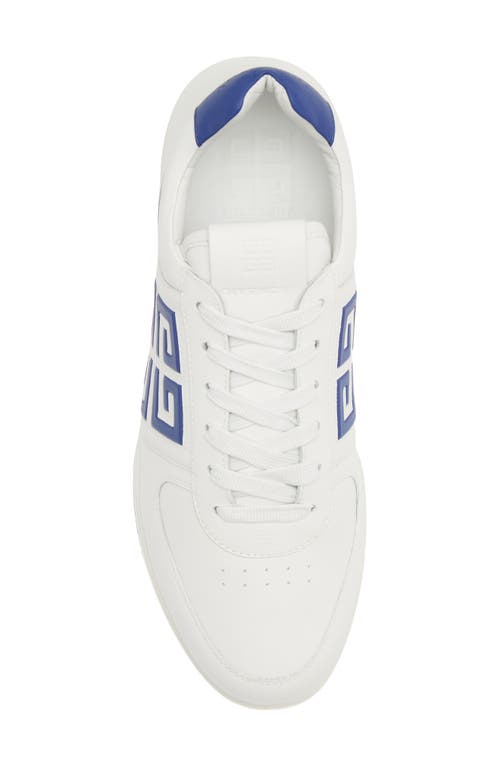 Shop Givenchy G4 Low Top Sneaker In White/blue