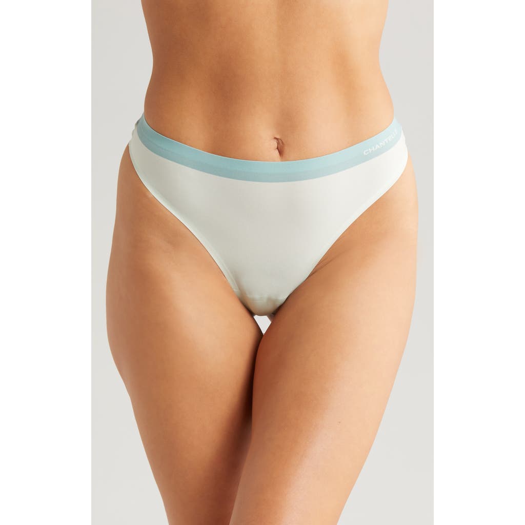 Chantelle Lingerie Soft Stretch Thong In Blue