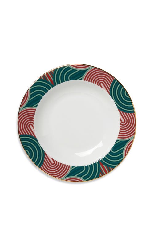La Doublej Soup Plates Set Of 2 Slinky Verde In Slinky Verde