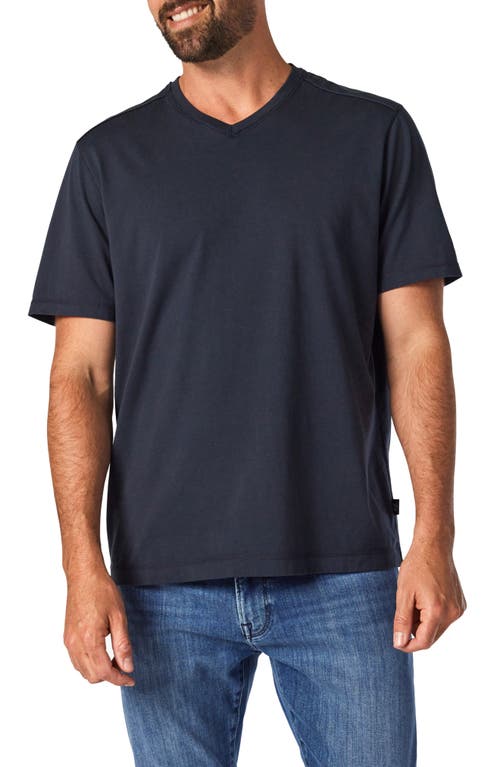 34 Heritage Deconstructed V-Neck Pima Cotton T-Shirt Blueberry at Nordstrom,