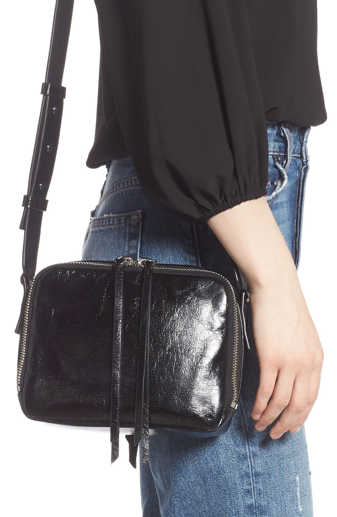 all saints vincent leather crossbody bag