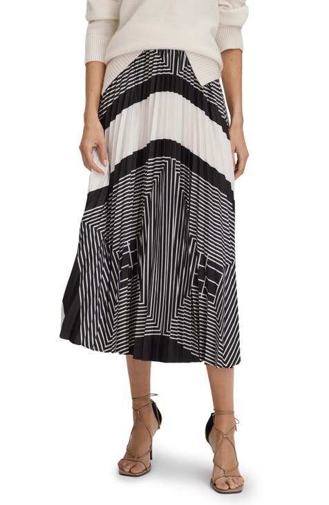 White pleated outlet skirt nordstrom