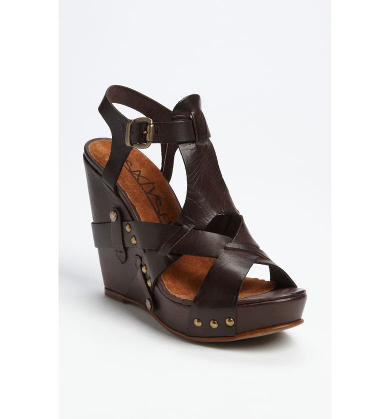 SIXTYSEVEN '72019' T-Strap Wedge Sandal | Nordstrom