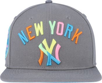 San Francisco Giants Pro Standard Washed Neon Snapback Hat - Gray