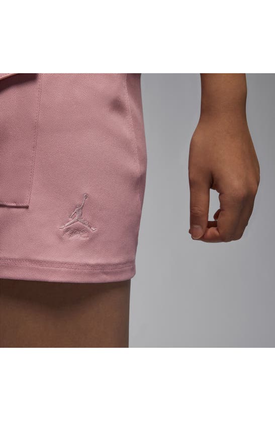 Shop Jordan Utility Miniskirt In Pink Glaze