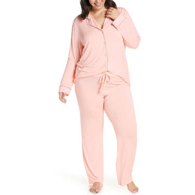Plus Size Nordstrom Lingerie Moonlight Pajamas, Pink