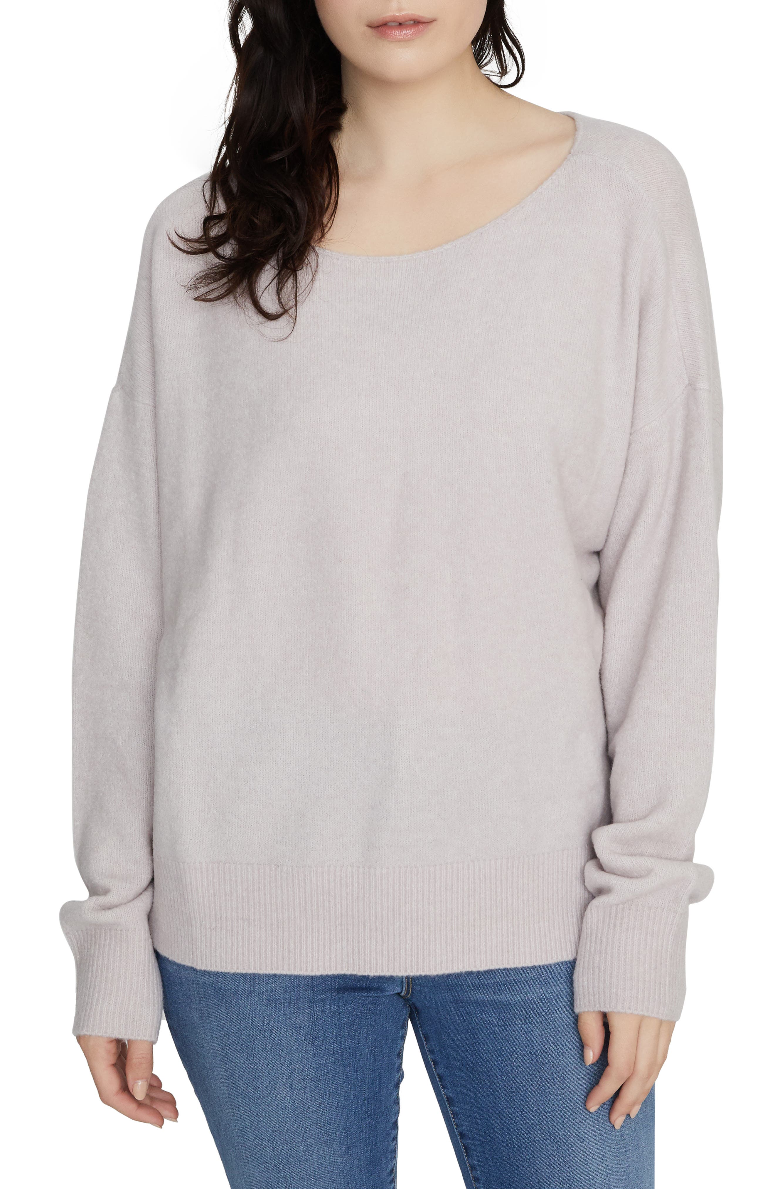 Sanctuary Chill Out Ballet Neck Sweater (Regular & Petite) Nordstrom