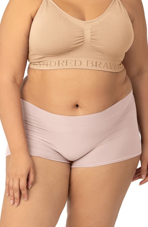 Shop Kindred Bravely Grow With Me Maternity Boyshort In Soft Pink