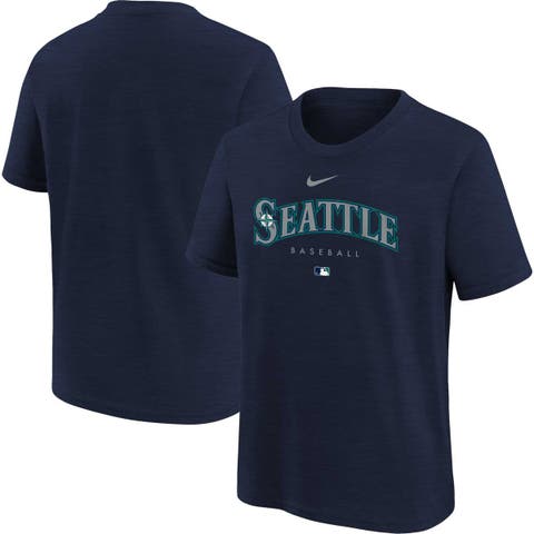 NIKE MLB Seattle Mariners Boys Sleeveless Jersey Shirt Size 7 Silky Tank  Youth