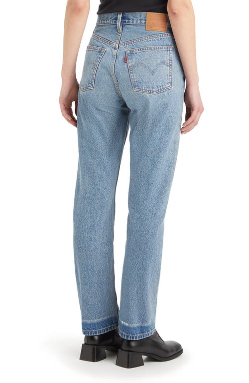 Shop Levi's 501® Distressed Straight Leg Jeans In Clear Advantage