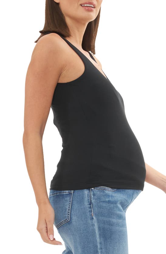 Shop Ripe Maternity Luxe Maternity Tank In Black